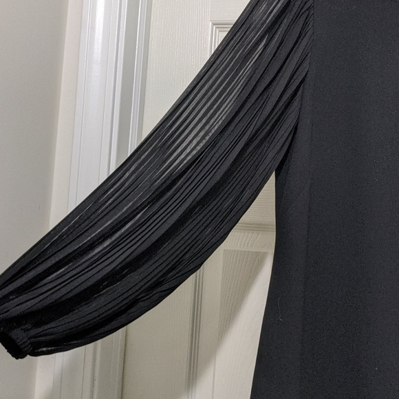 WHBM Chiffon Long Sleeve Shift Dress - Picture 2 of 9